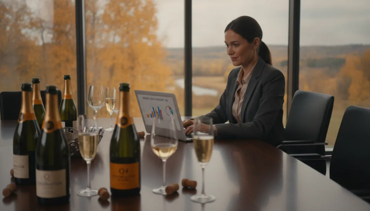 seasonal champagne demand