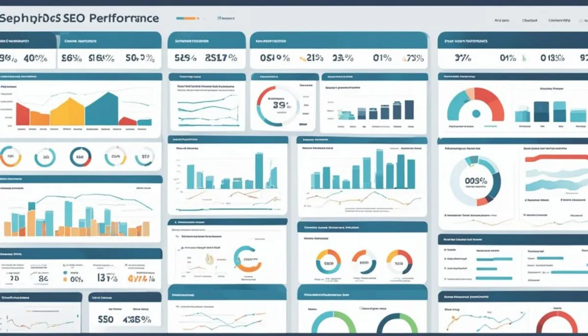 SEO metrics dashboard