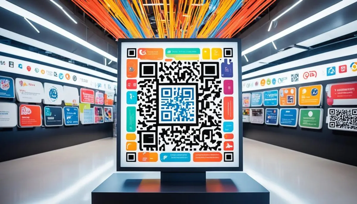 social media qr sign social media qr sign