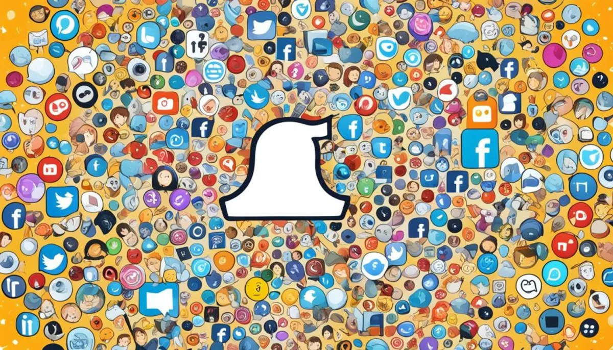 social media with pictures