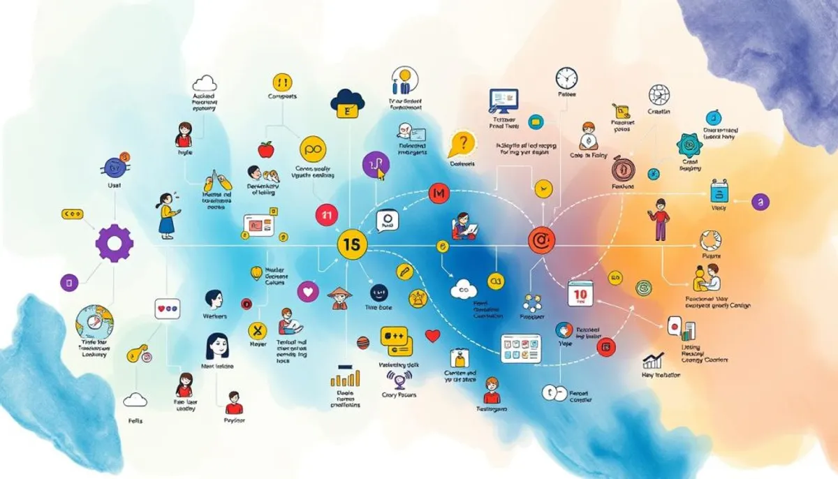 User experience design journey map