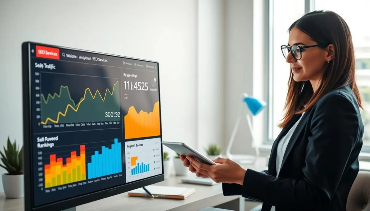 website analytics dashboard showing seo services performance metrics website analytics dashboard showing seo services performance metrics