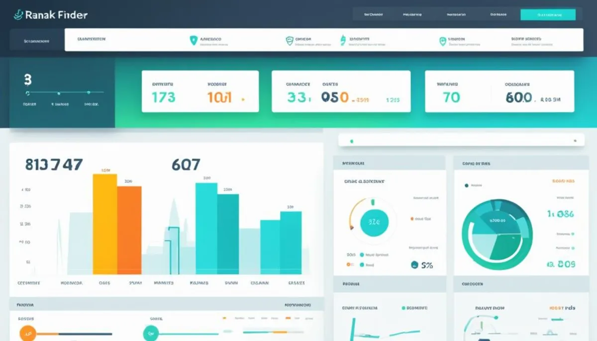 Website rank finder dashboard
