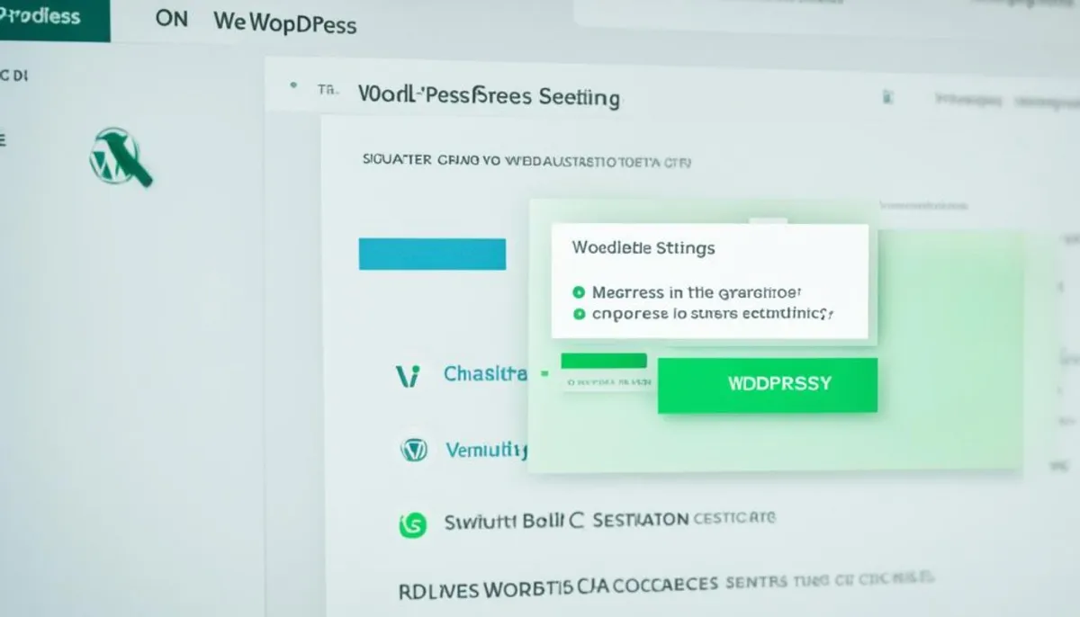 wordpress visibility settings