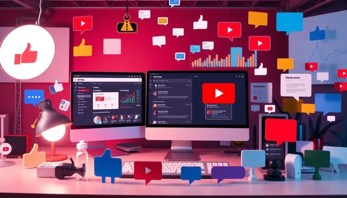 YouTube comment moderation tools